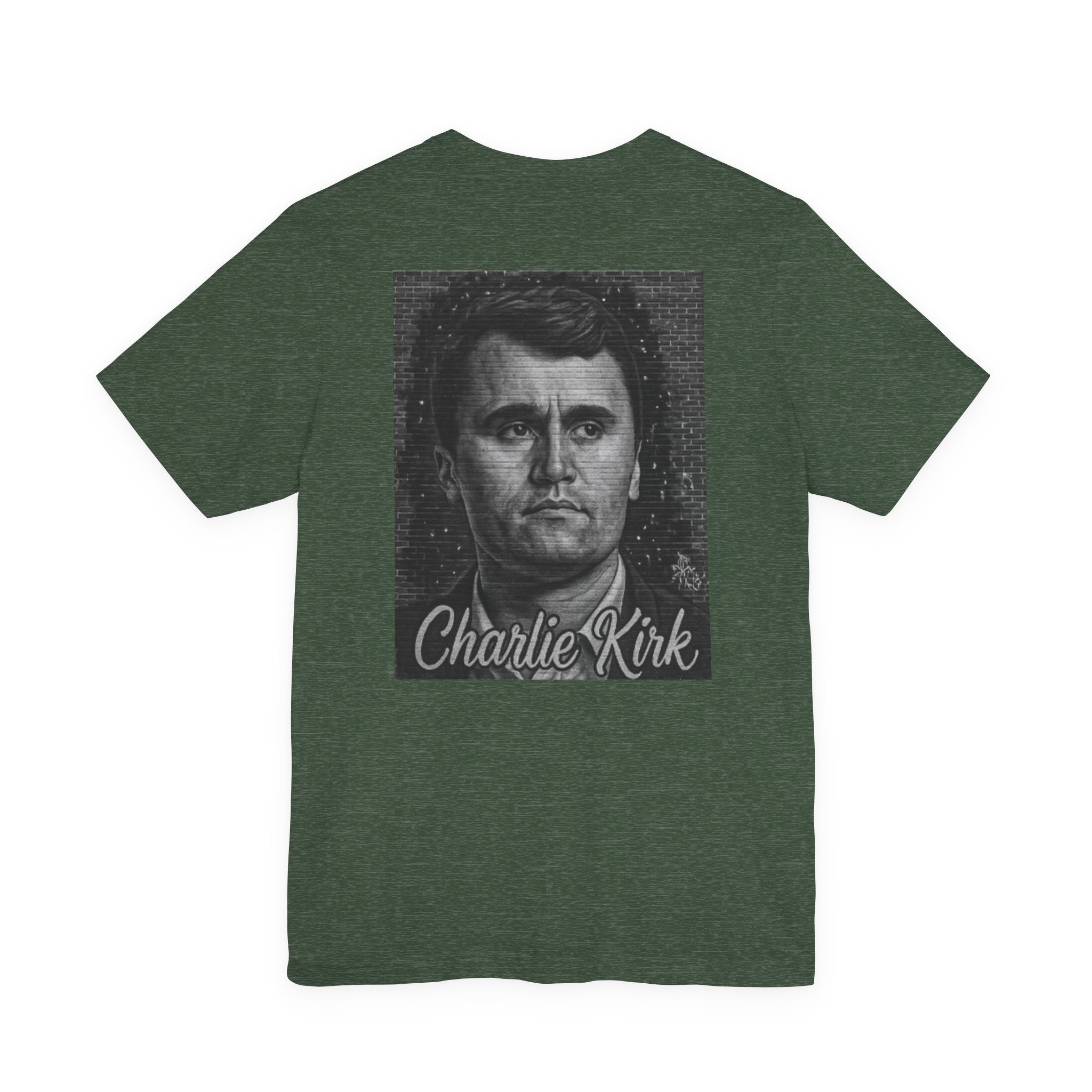 Charlie Kirk Memorial Mural Back Tee