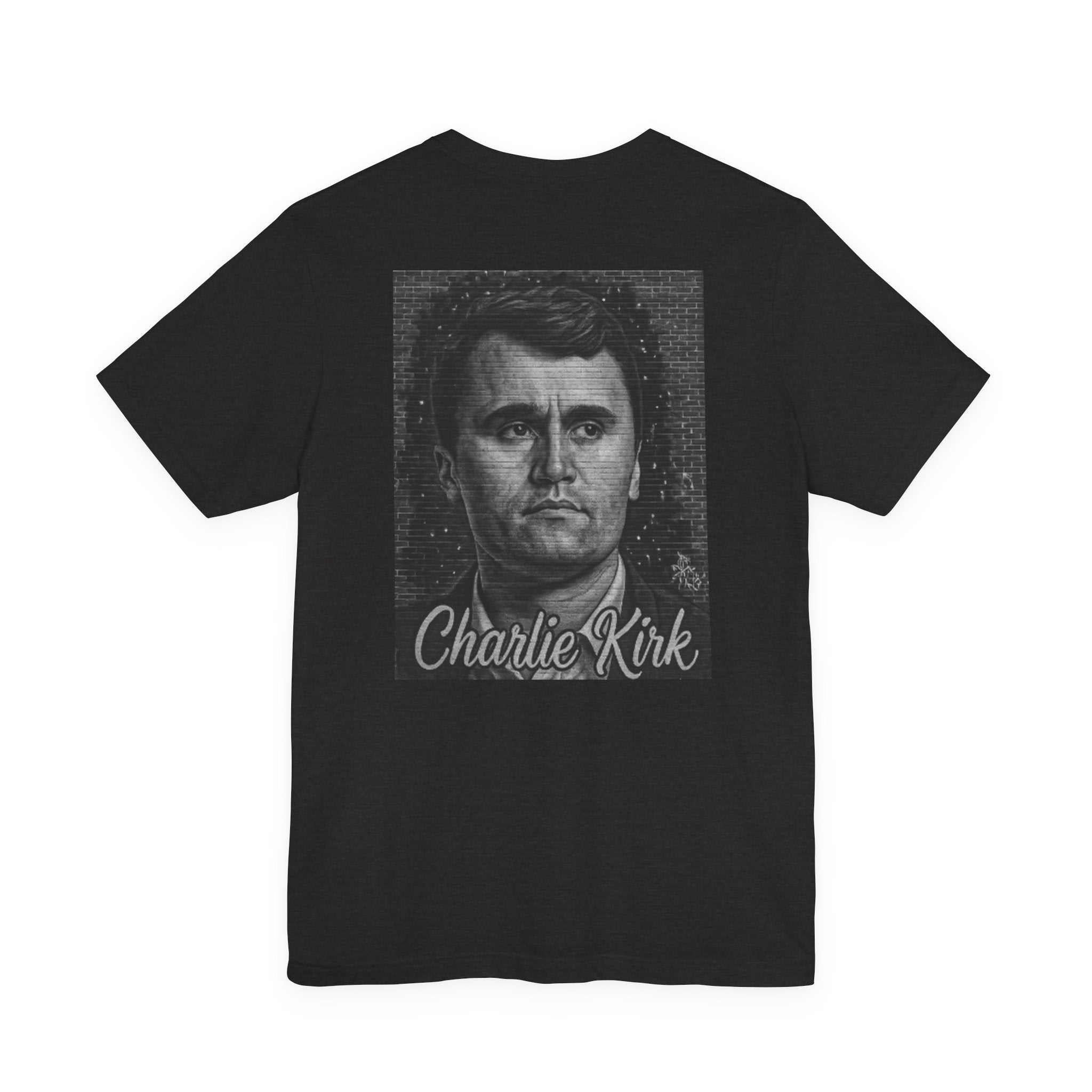 Charlie Kirk Memorial Mural Back Tee
