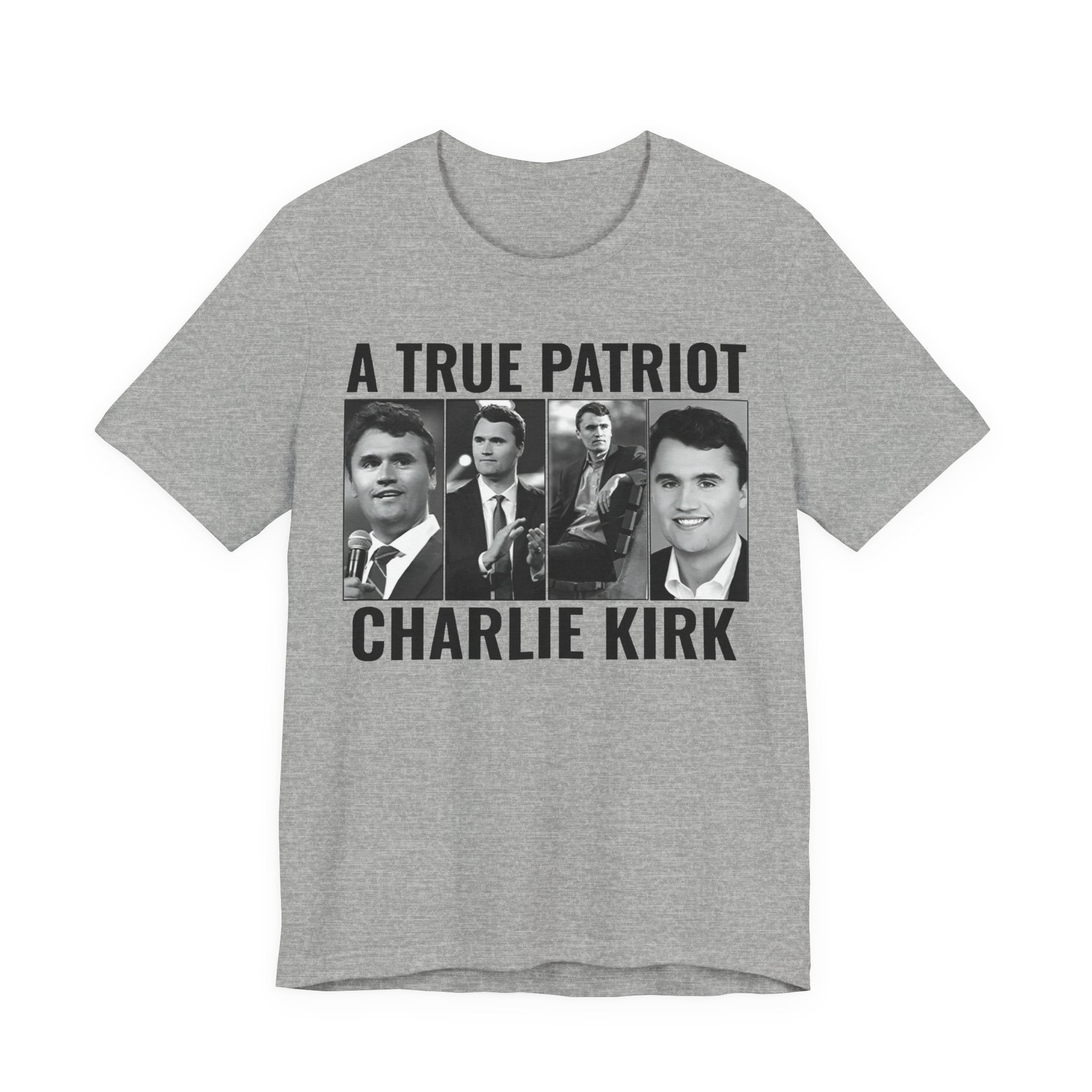 Charlie Kirk “A True Patriot” Tee