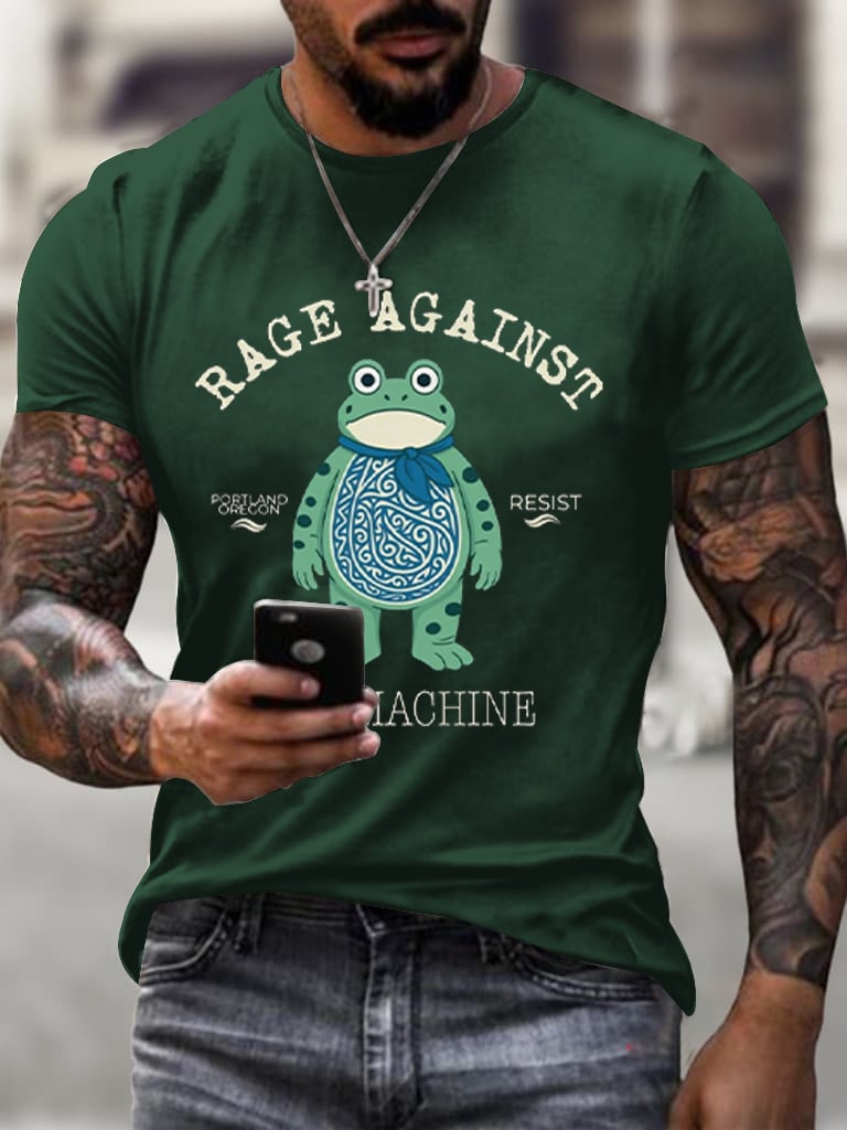 Men's FDT Print short-sleeved T-shirt