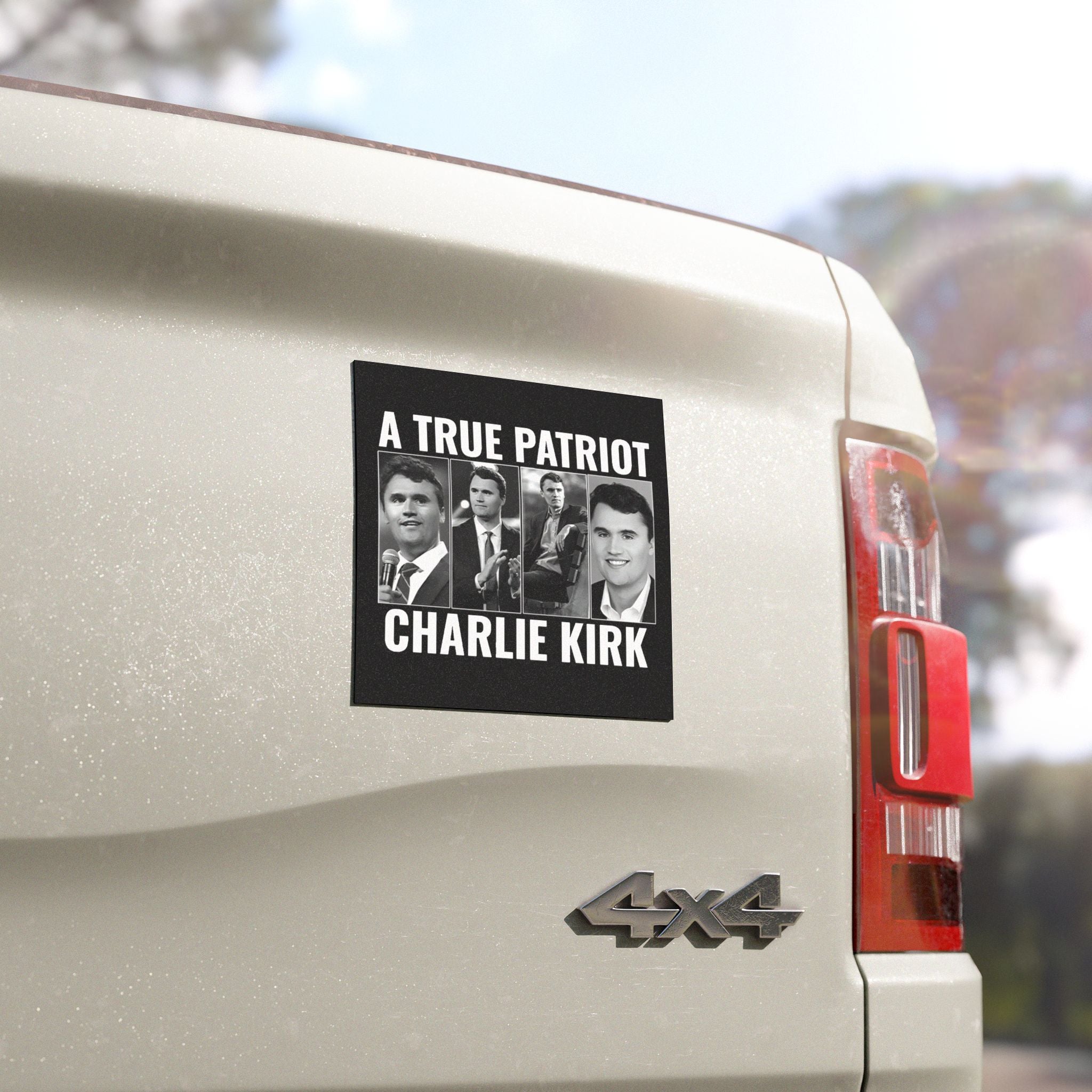 Car Magnet True Patriot Charlie Kirk