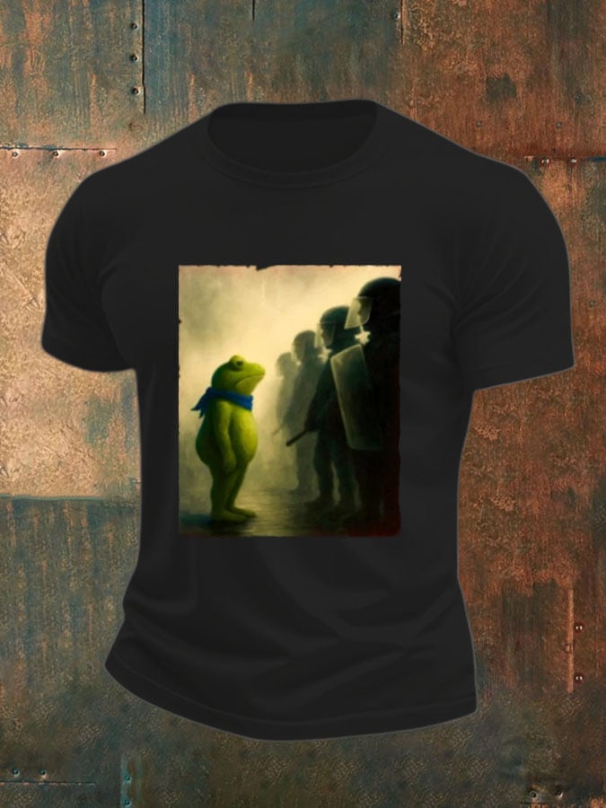 Men's Rejecting Kings Since 1776 Print Casual T-Shirt