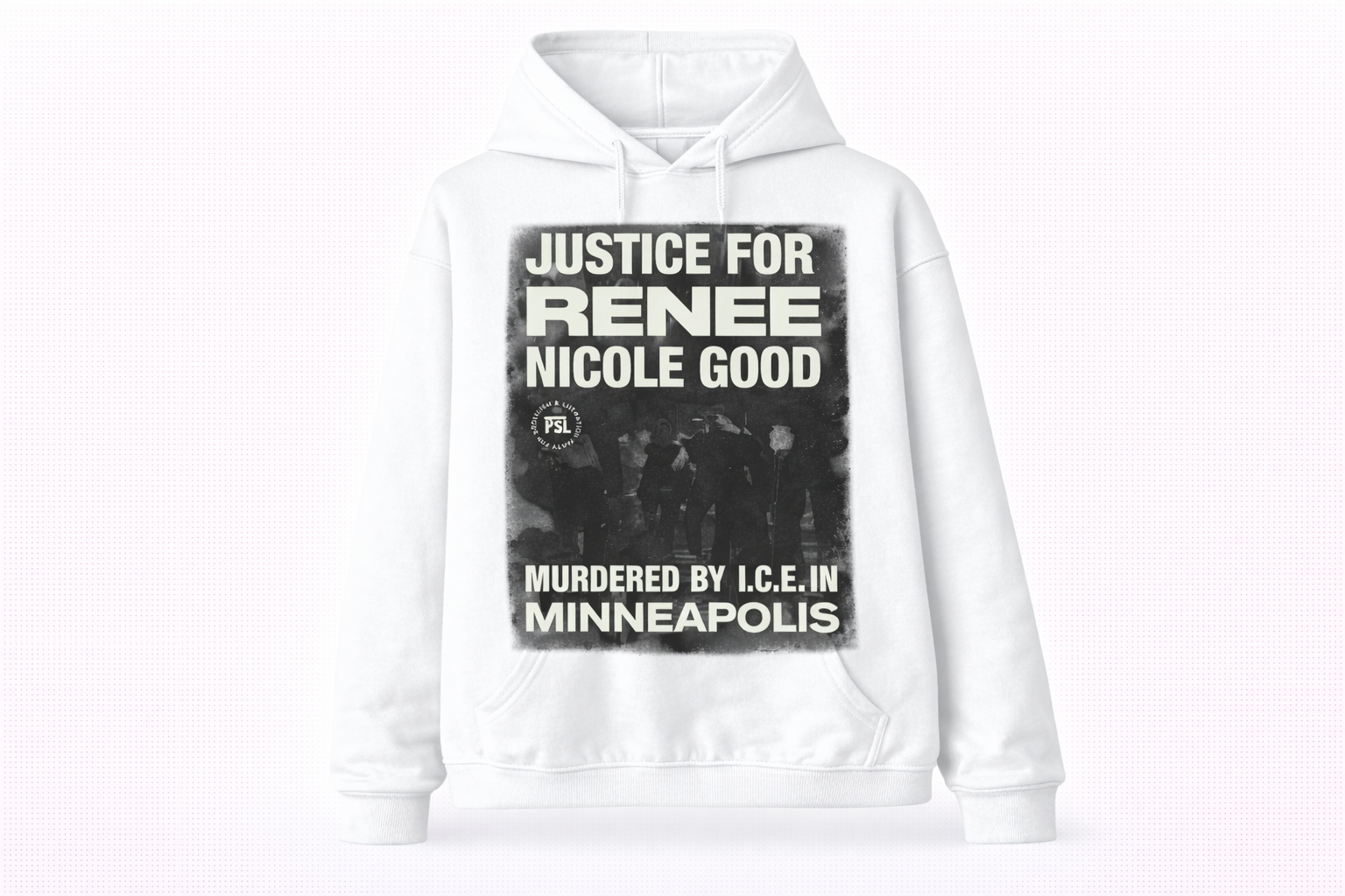 Justice for Renee Nicole Good – Social Justice Statement Hoodie