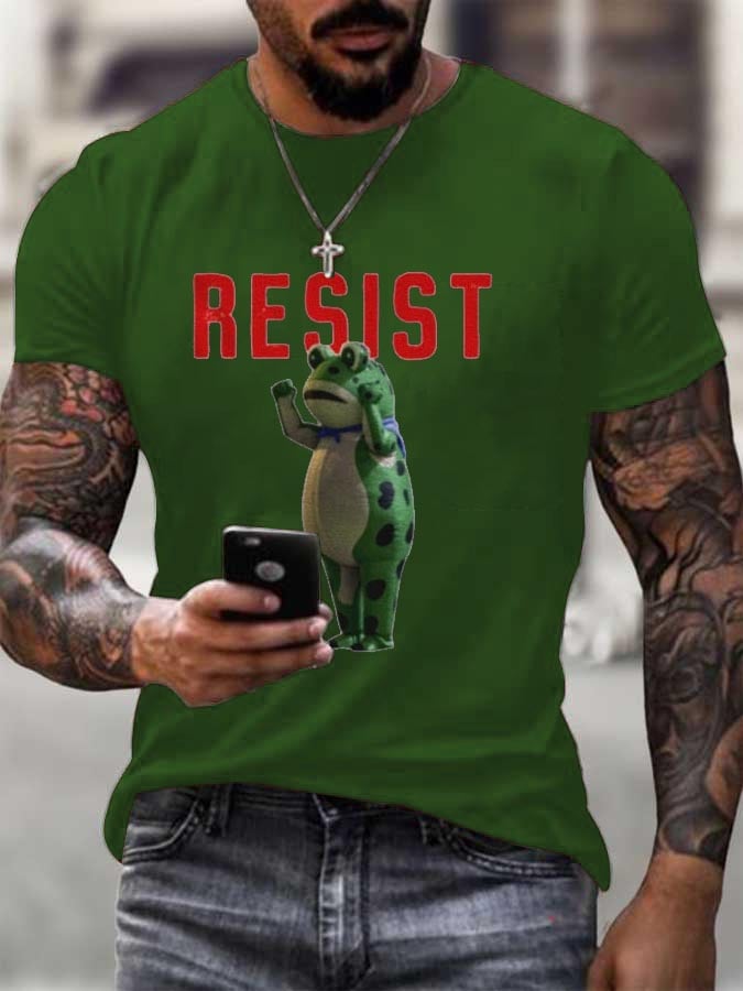 Resist Portland Frog Stand With Frog Digital Protest Shirt