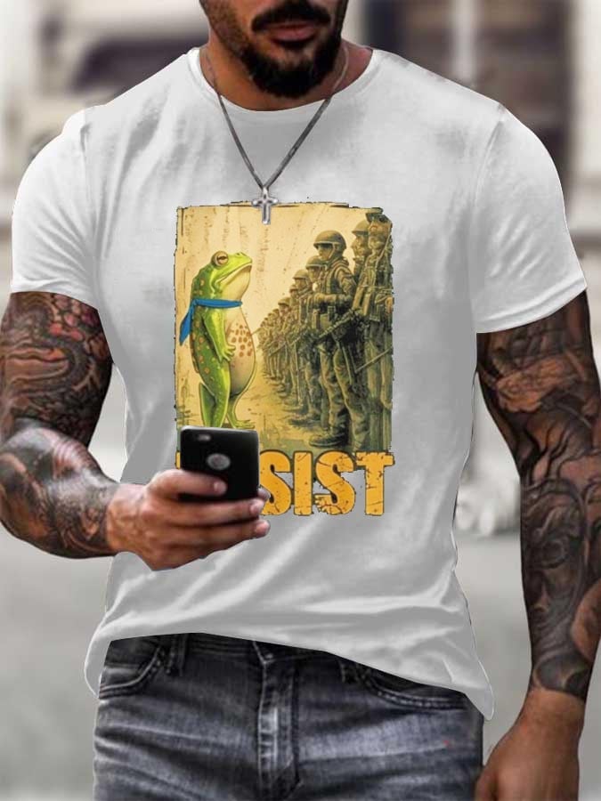 Resist Portland Frog Stand With Frog Digital Protest Shirt