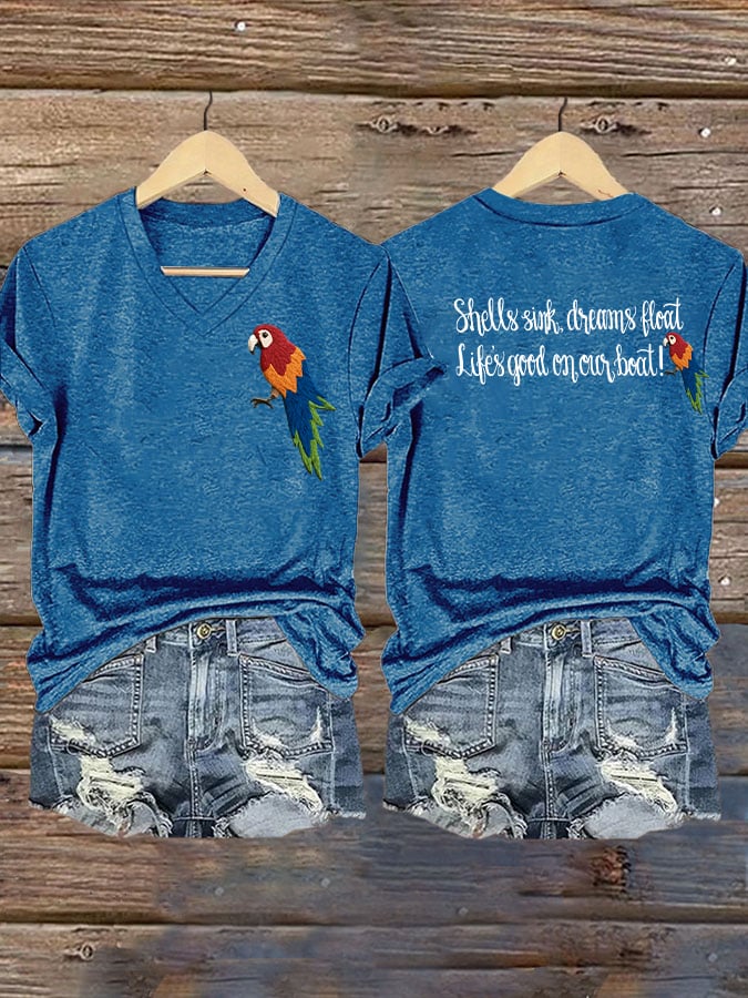 Women's Jimmy Buffett Day short-sleeved T-shirt