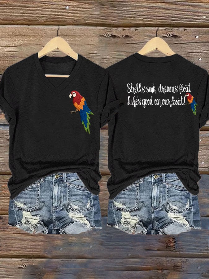 Women's Jimmy Buffett Day short-sleeved T-shirt