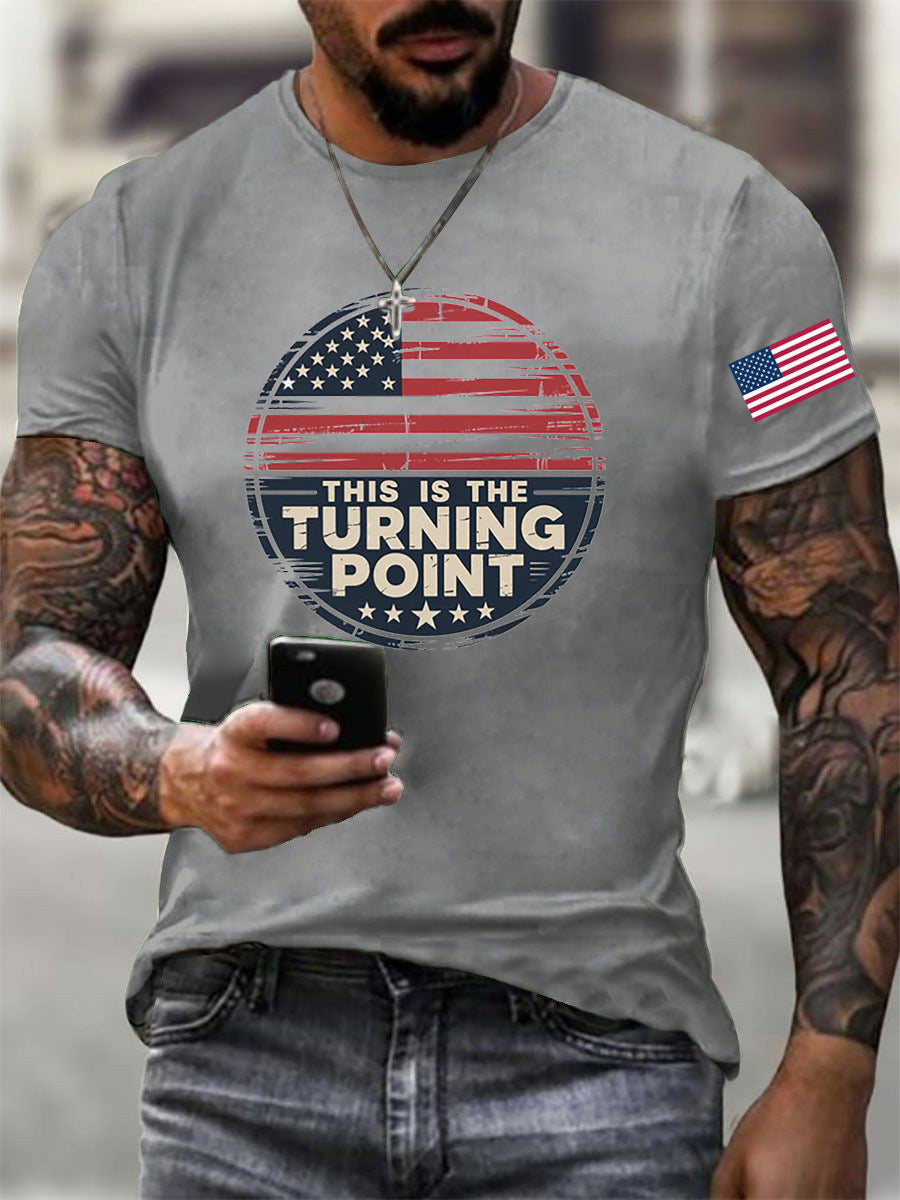 Men's This Is The Turning Point Printed T-shirt