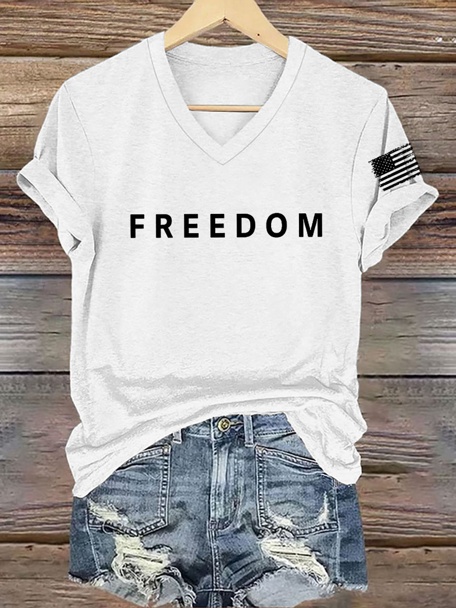 Women's Freedom Is Not Free R.I.P Charlie Kirk Short Sleeve T-shirt