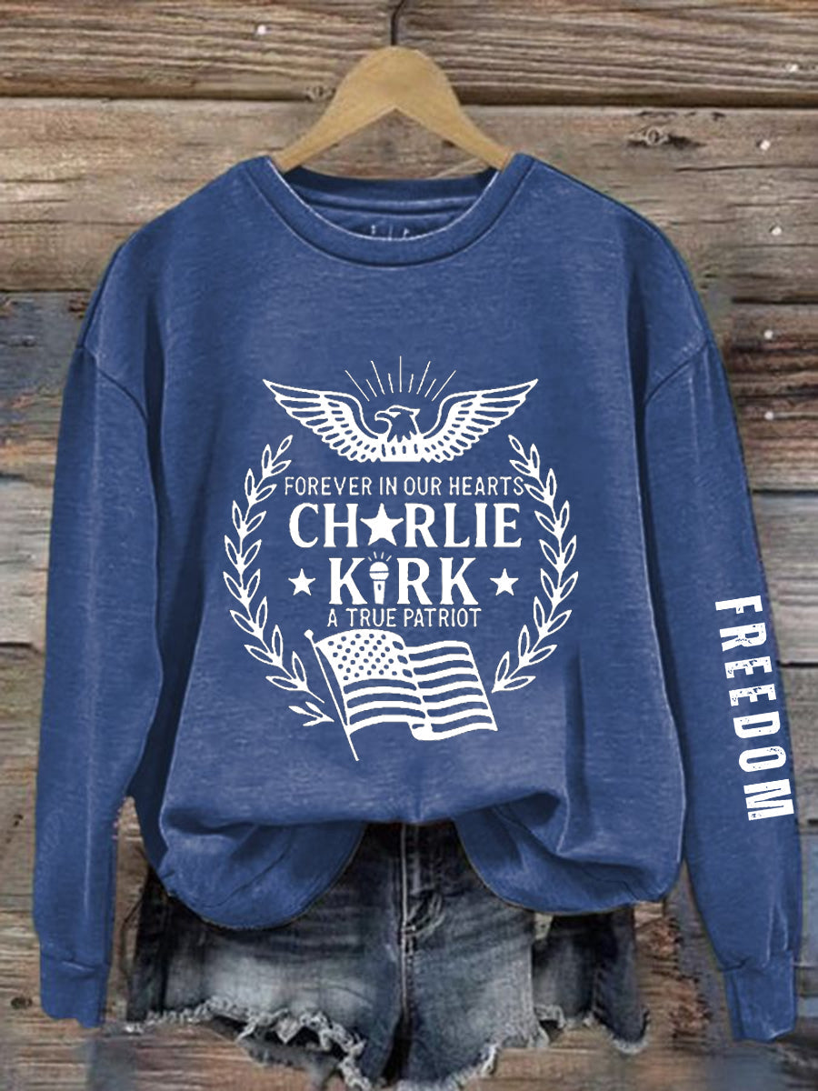 Women's Freedom Is Not Free R.I.P Charlie Kirk Sweatshirt