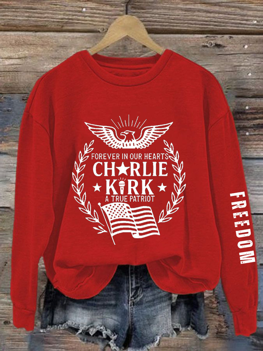 Women's Freedom Is Not Free R.I.P Charlie Kirk Sweatshirt
