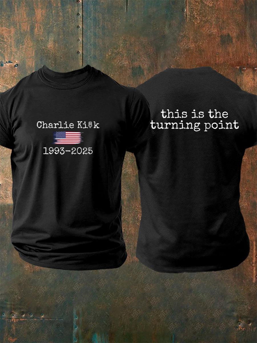 Men's This Is The Turning Point R.I.P Charlie Kirk Tee