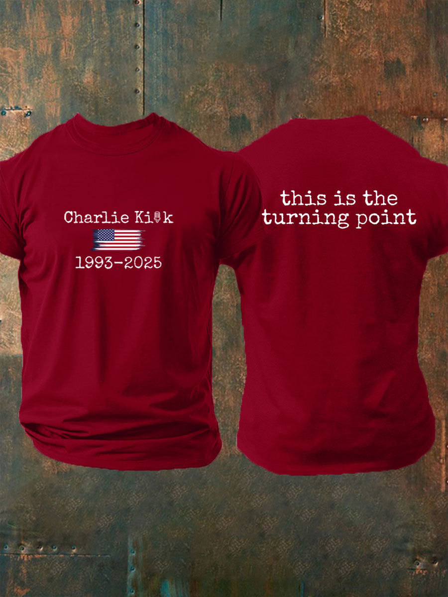 Men's This Is The Turning Point R.I.P Charlie Kirk Tee