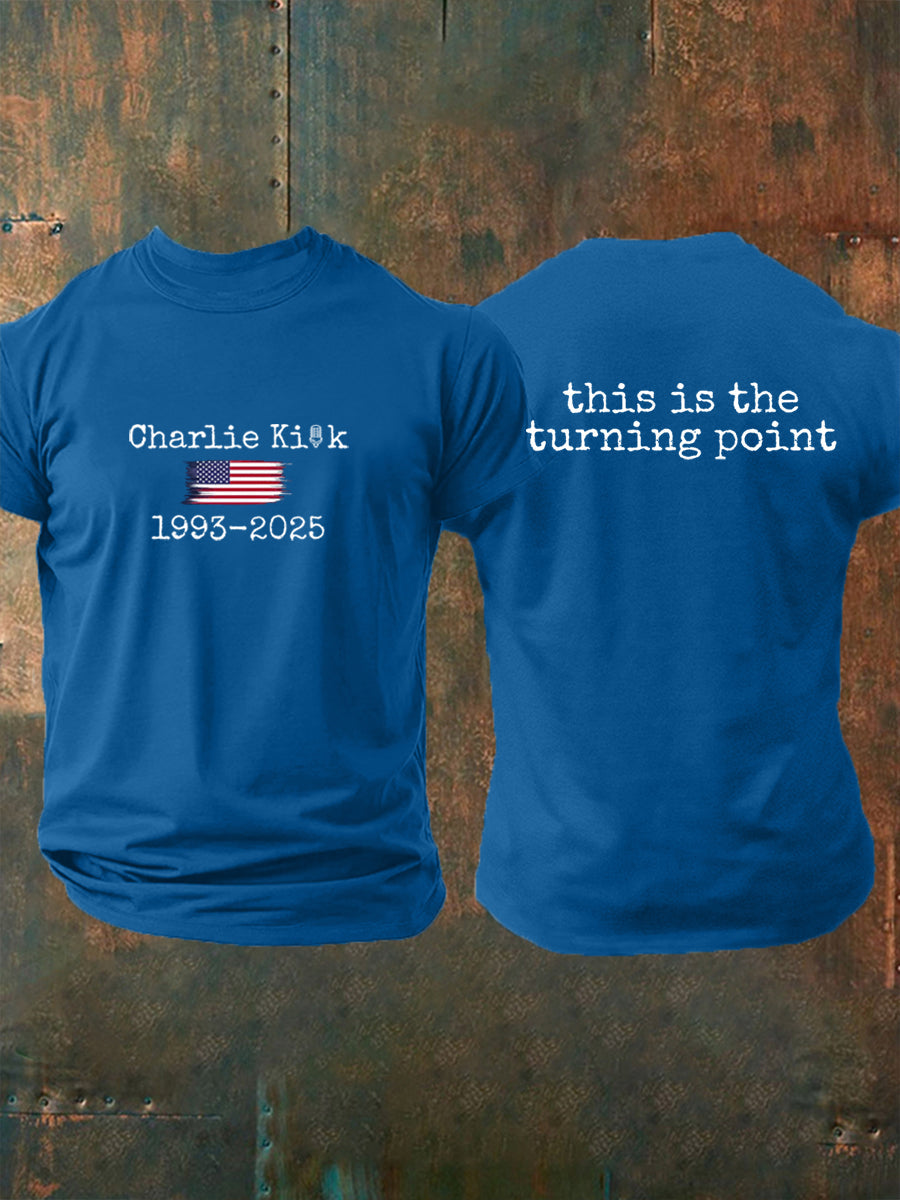 Men's This Is The Turning Point R.I.P Charlie Kirk Tee