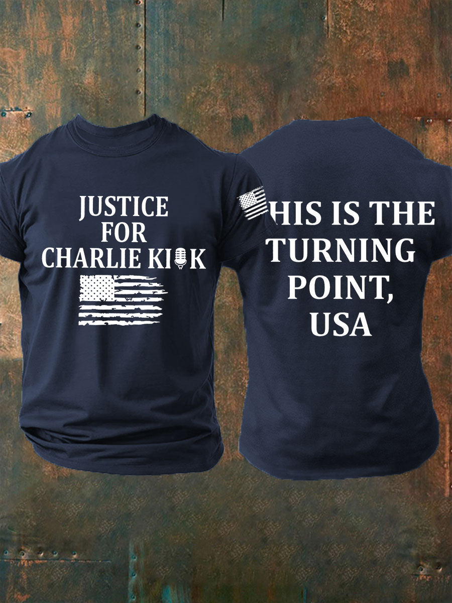 Men's This Is The Turning Point Short-sleeved T-shirt