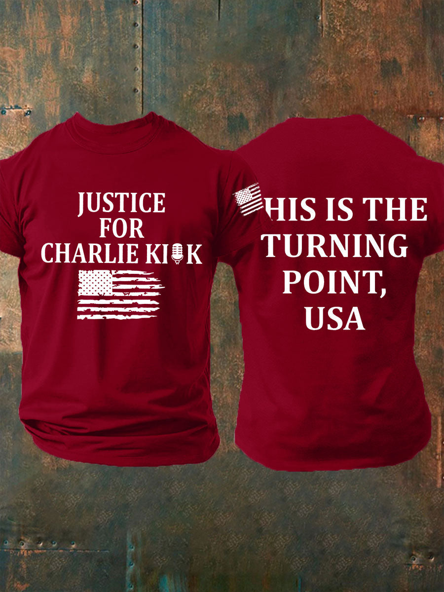 Men's This Is The Turning Point Short-sleeved T-shirt