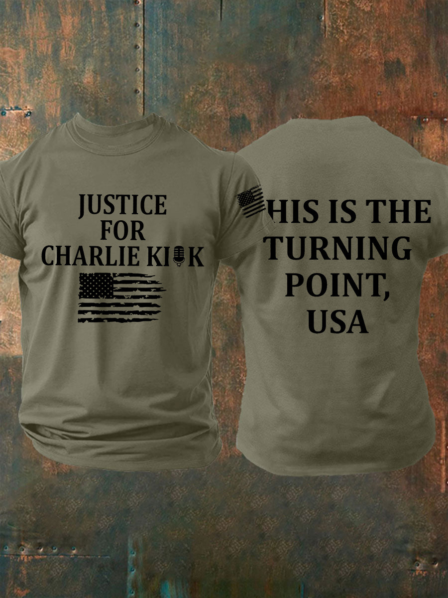 Men's This Is The Turning Point Short-sleeved T-shirt