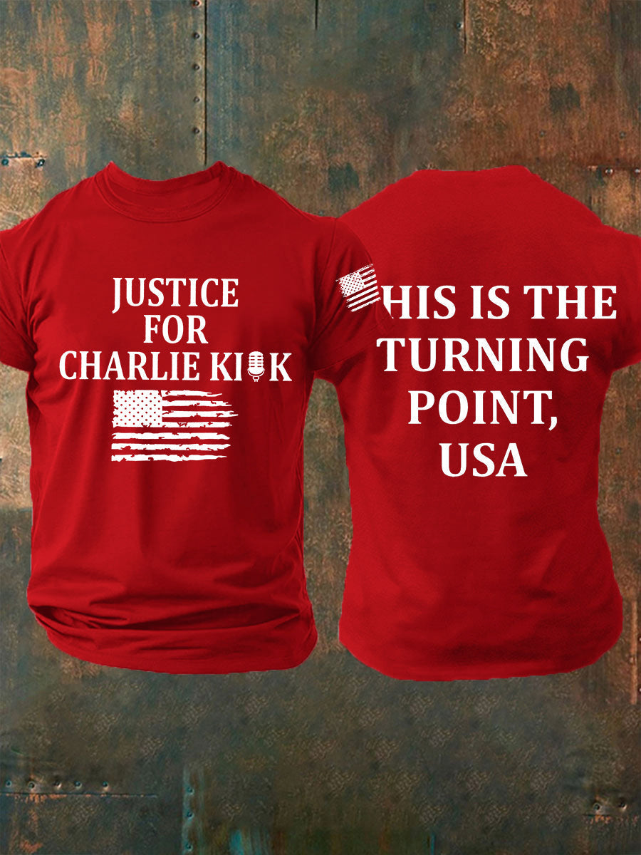 Men's This Is The Turning Point Short-sleeved T-shirt