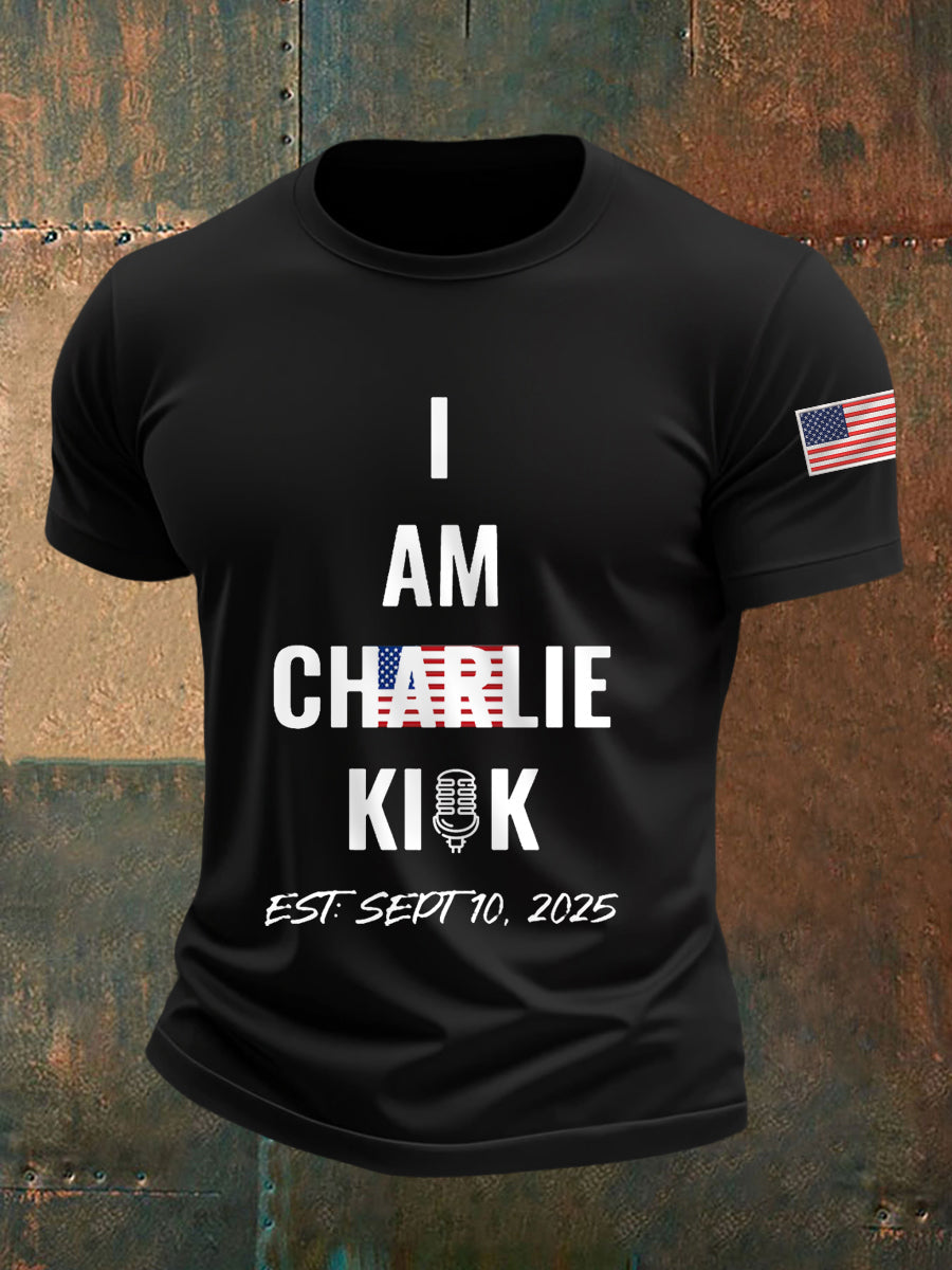 Men's We Are All Charlie Kirk Now! R.I.P Charlie Kirk Tee