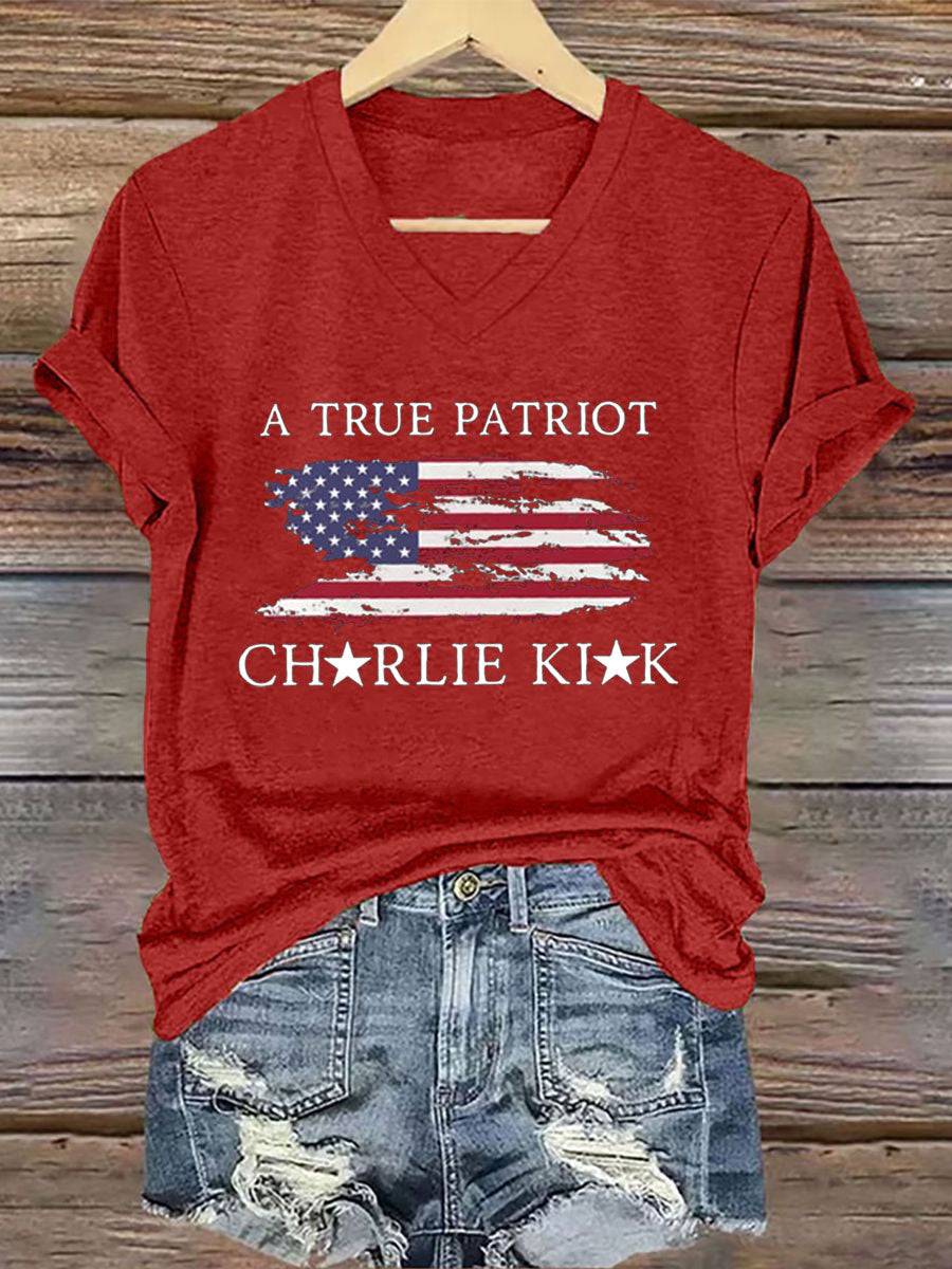 Women's Turning Point Flag Printed T-Shirt