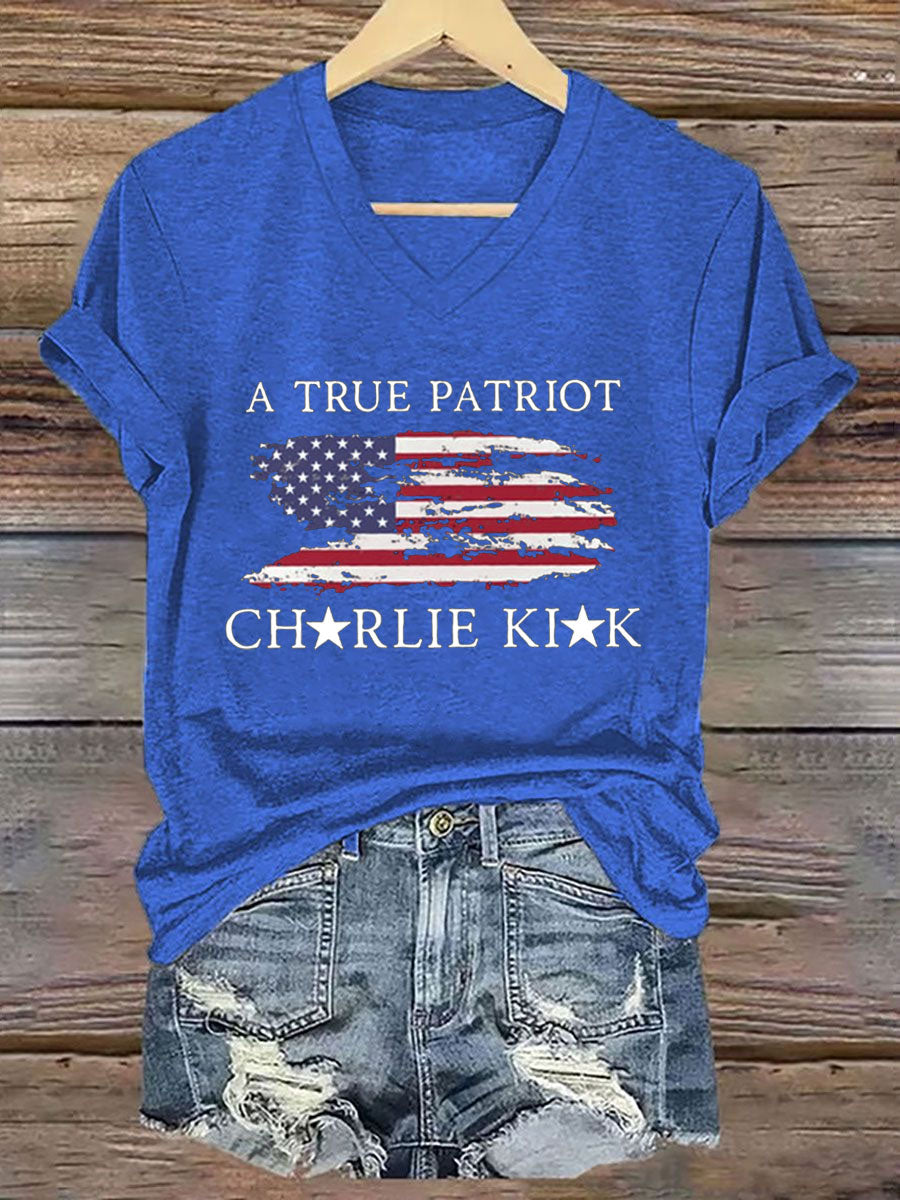 Women's Turning Point Flag Printed T-Shirt