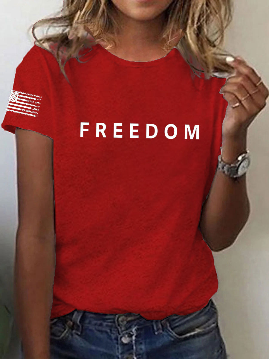 Women's Freedom Is Not Free R.I.P Charlie Kirk Short Sleeve T-Shirt
