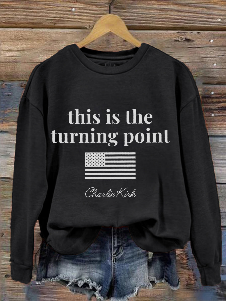 Women's patriotic sweatshirt