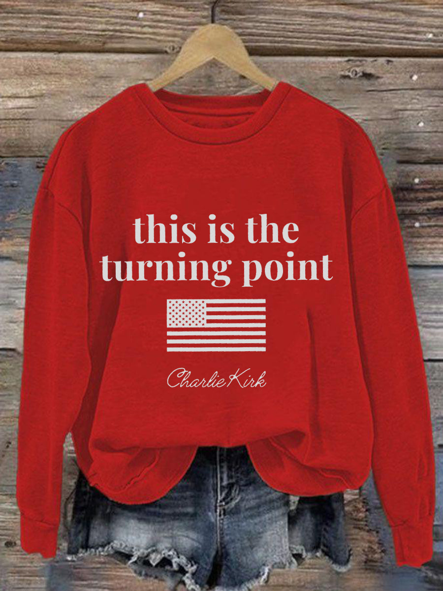Women's patriotic sweatshirt