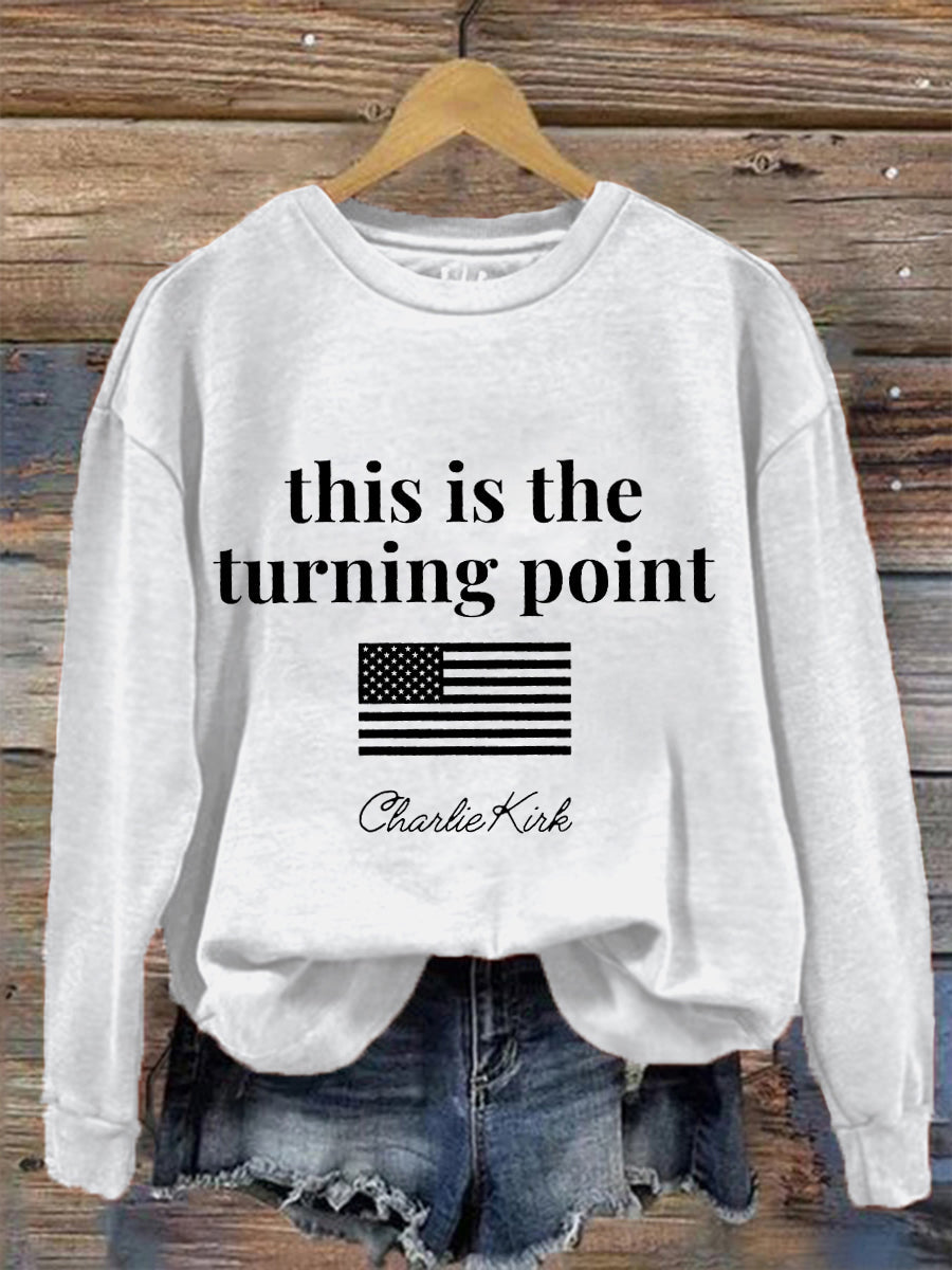 Women's patriotic sweatshirt