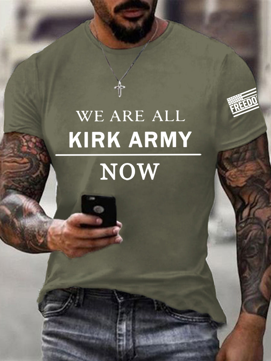 Men's We Are All Charlie Kirk Now! R.I.P Charlie Kirk Tee