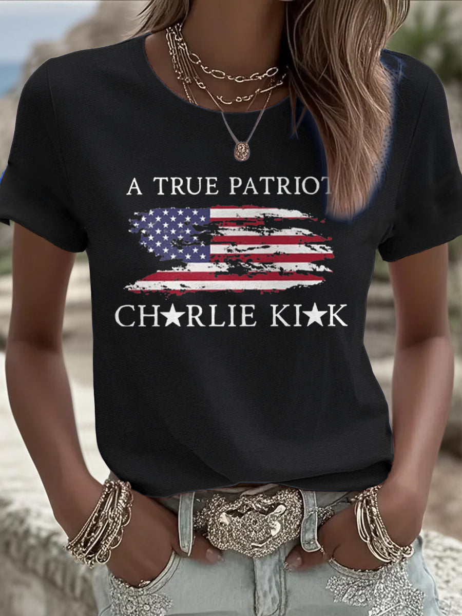 Women's Turning Point Flag Printed T-shirt