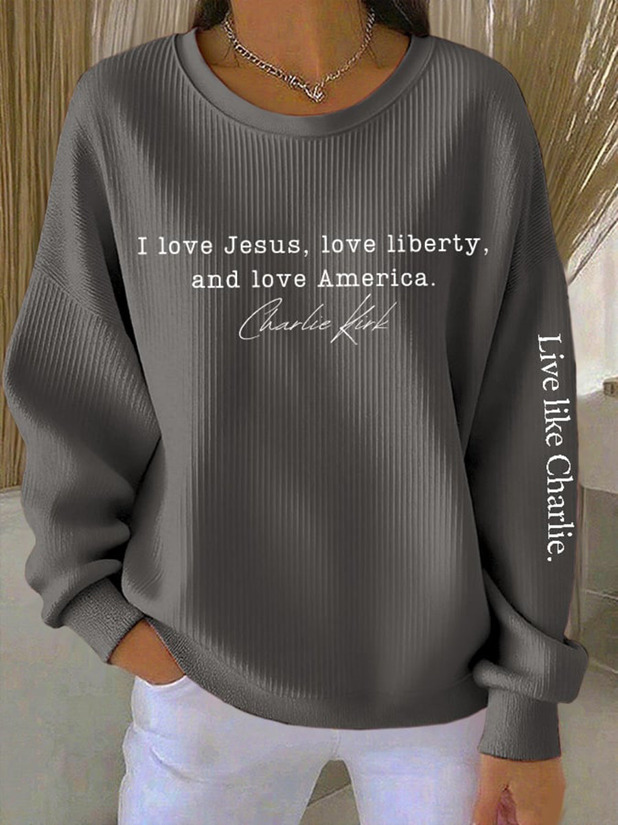 Women's Freedom Turning Point Printed Sweatshirt