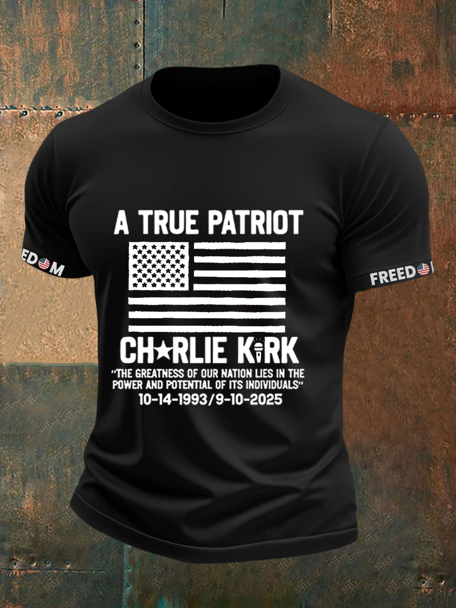 Men's R.I.P Charlie Kirk Short Sleeve T-shirt
