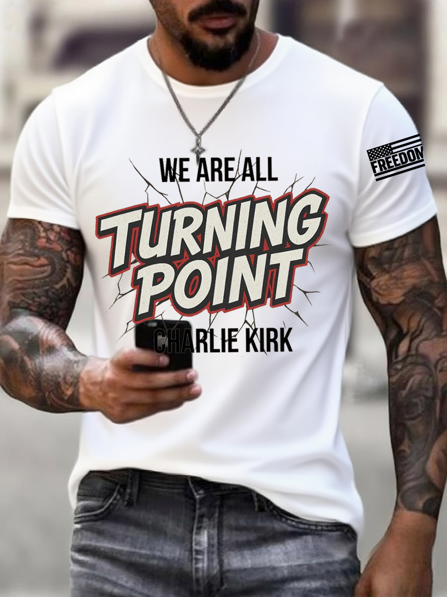 Men's We Are All Charlie Kirk Now! R.I.P Charlie Kirk Tee