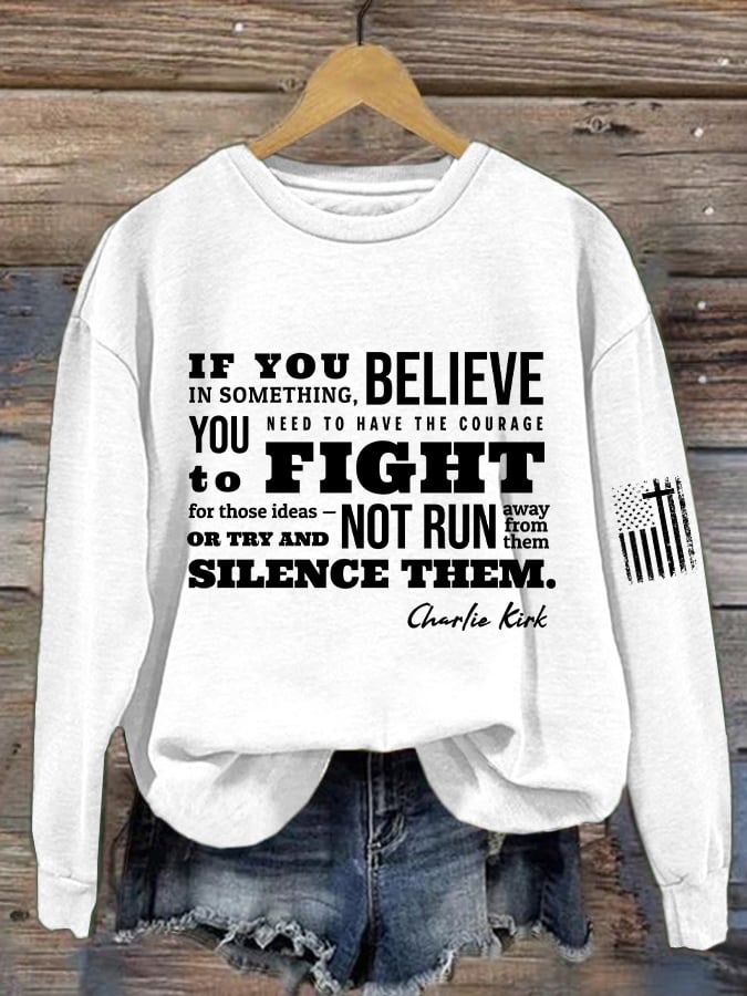 Women's Charlie Kirk Regular Sweatshirt