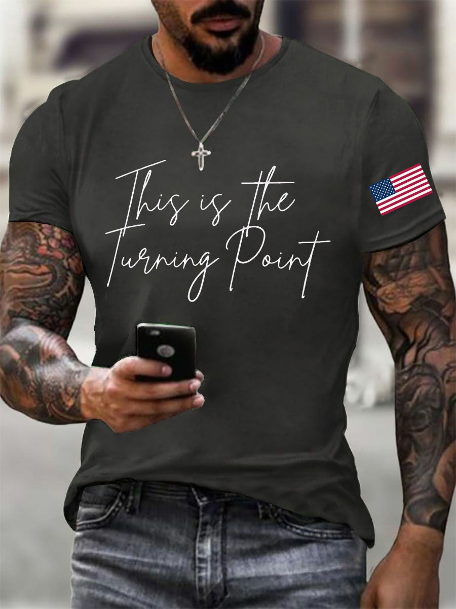 Men's This Is The Turning Point Printed T-shirt