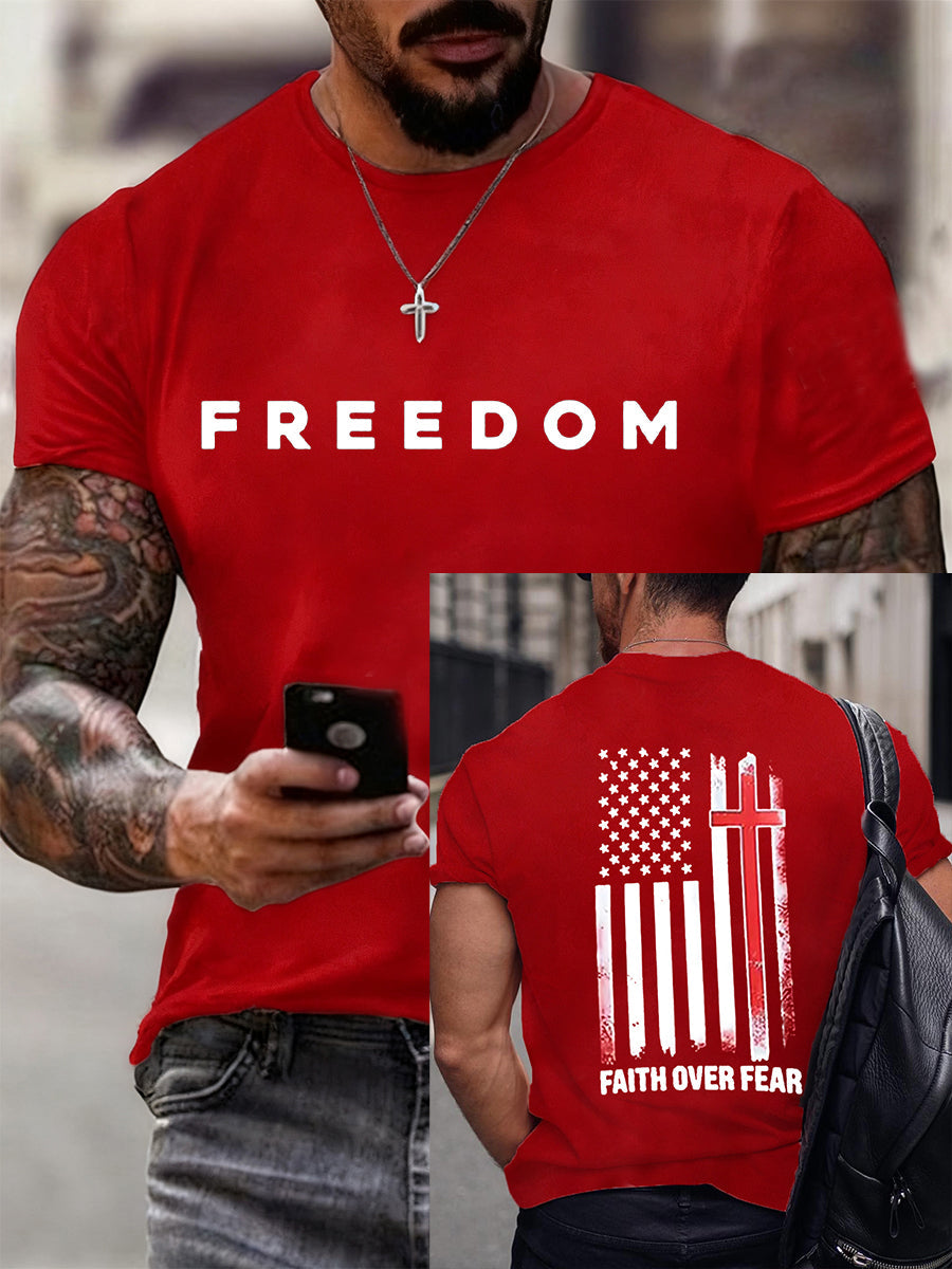 Men's Freedom Is Not Free R.I.P Charlie Kirk Short Sleeve T-shirt
